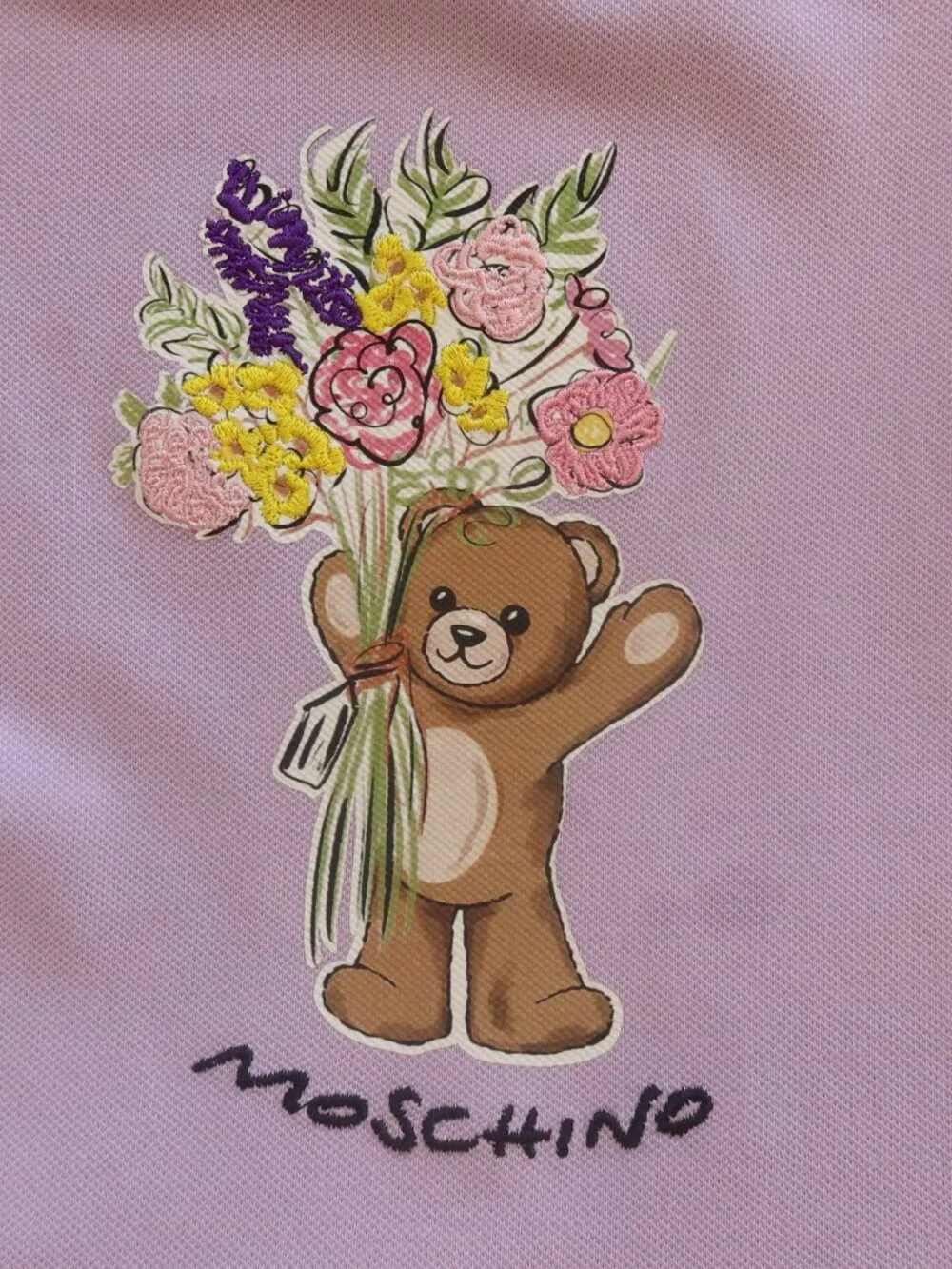 NWT MSGM MOSCHINO girls dress bundle purple bear floral shirt summer cotton 10 y